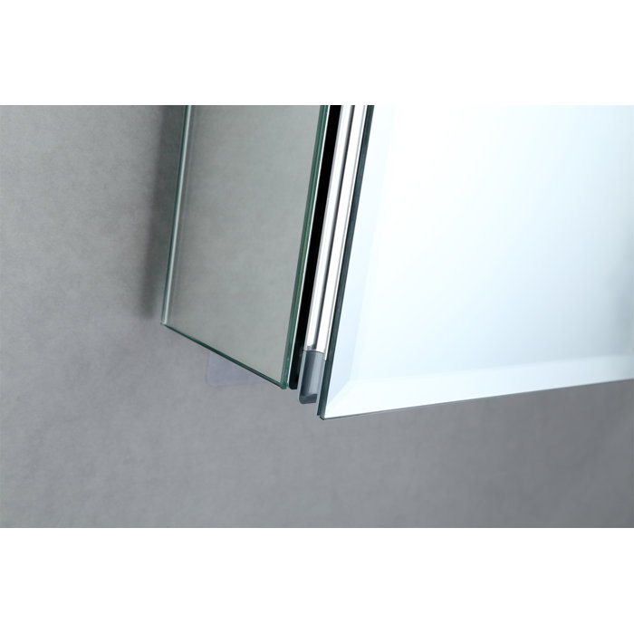 Latitude Run® Surface Mount Frameless Medicine With 3